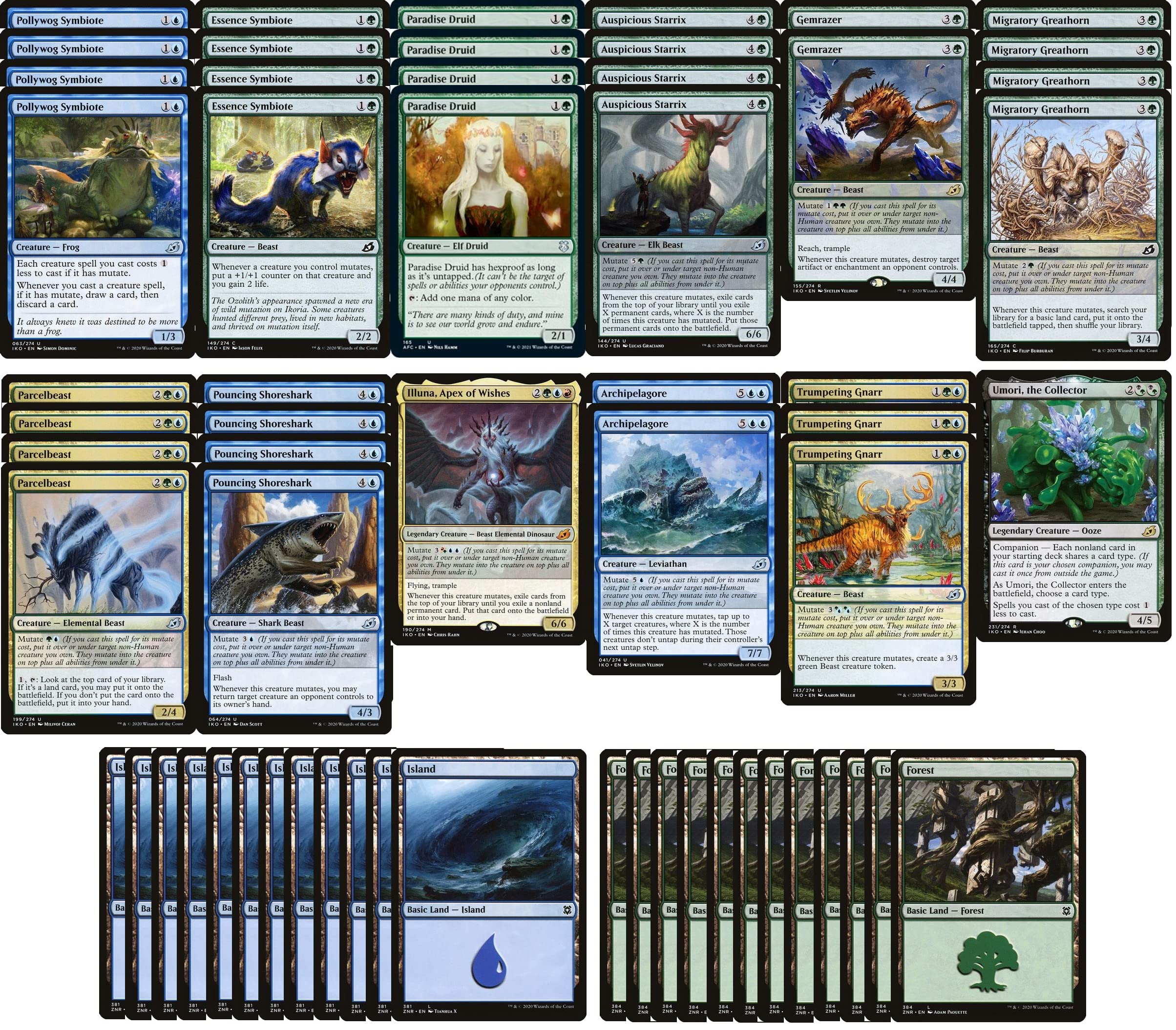 Amazon.com: Elite Simic Mutate Deck - Blue Green - Very Powerful